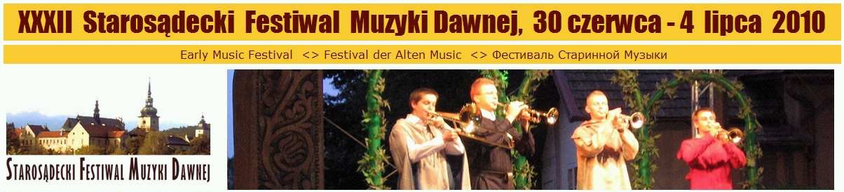 XXXII Startosądecki Festiwal Muzyki Dawnej